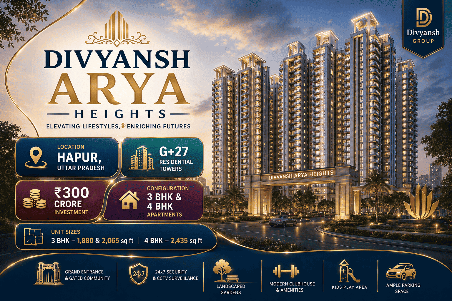 Divyansh Arya Height - Luxury Apartments